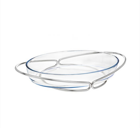 Infinity Oval 4qt Glass Baker