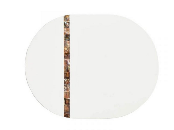 White Lacquer Shell Placemats