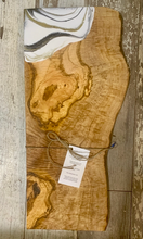 Load image into Gallery viewer, Rustic Olive Wood Cheese Board
