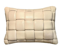 Load image into Gallery viewer, KOFF Leather Woven Pillow
