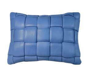 KOFF Leather Woven Pillow