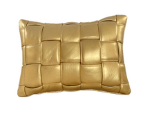 Load image into Gallery viewer, KOFF Leather Woven Pillow
