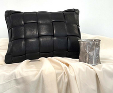 Load image into Gallery viewer, KOFF Leather Woven Pillow
