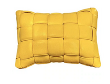 Load image into Gallery viewer, KOFF Leather Woven Pillow
